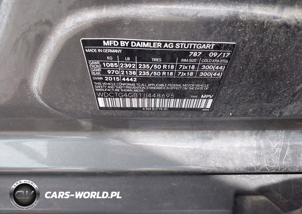 2018 Mercedes-Benz Gla 250 4Matic VIN:WDCTG4GB1JJ448695 - 9