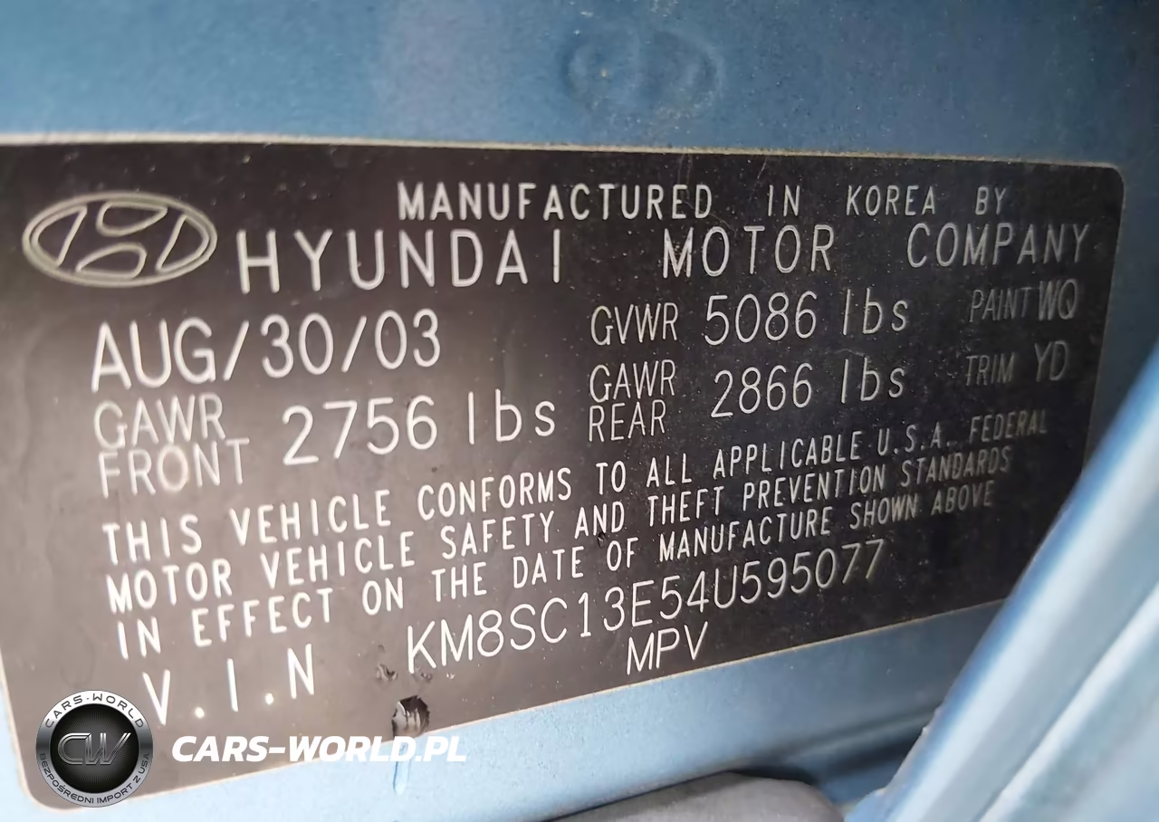 2004 Hyundai Santa Fe Gls-Lx VIN:KM8SC13E54U595077 - 9