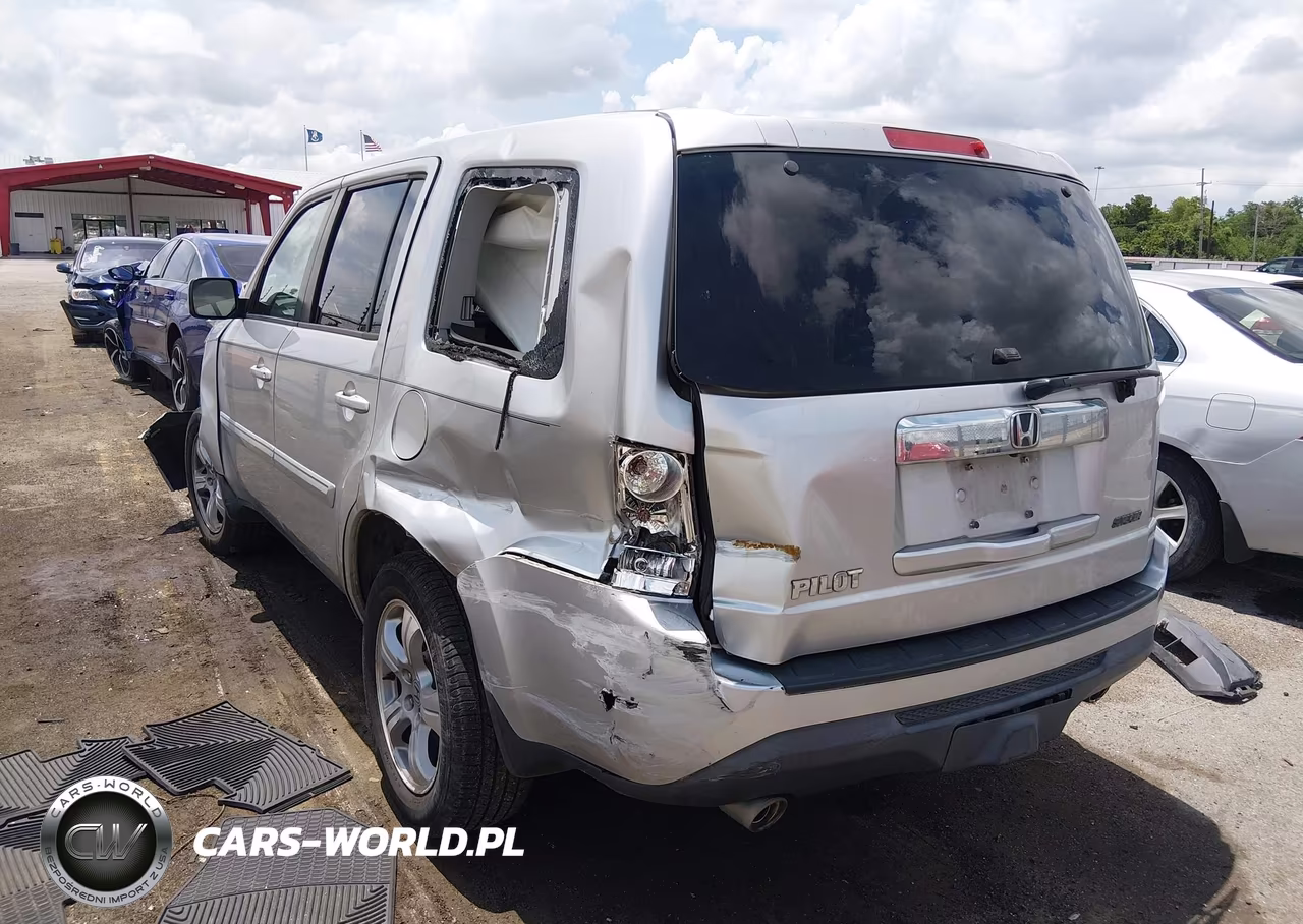 2013 Honda Pilot Ex-L VIN:5FNYF3H54DB015577 - 3