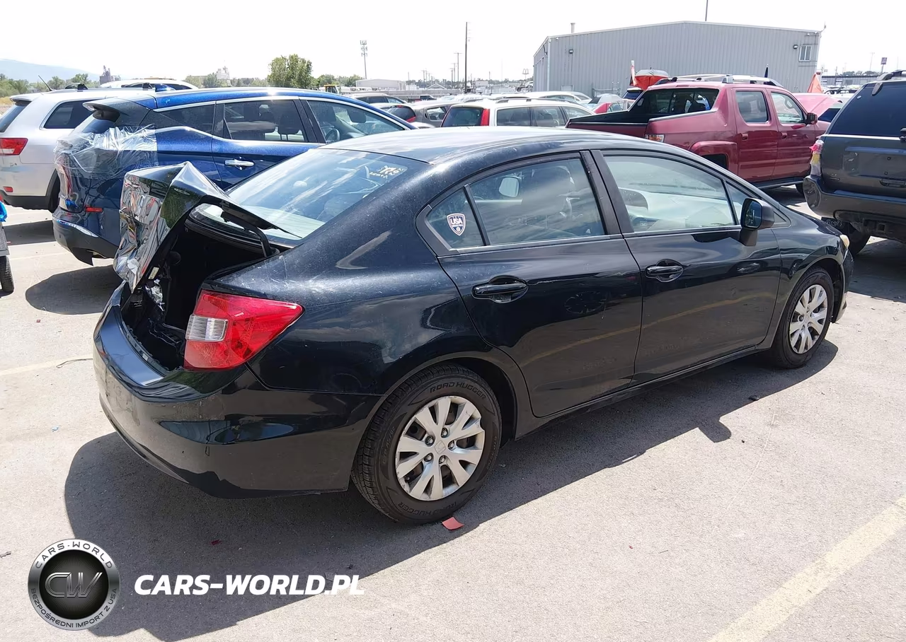 2012 Honda Civic Lx VIN:19XFB2F51CE324475 - 4