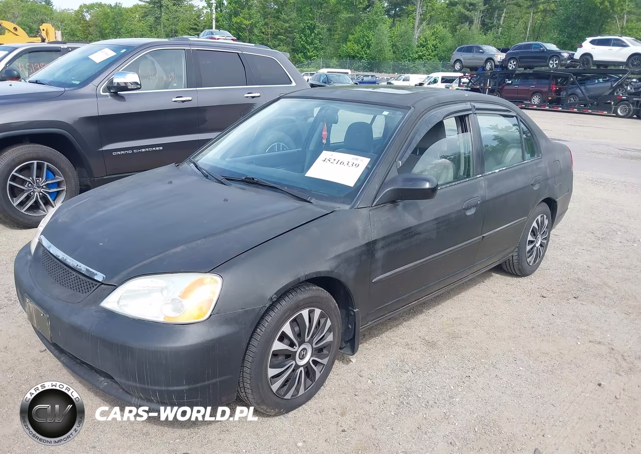 2001 Honda Civic Ex VIN:2HGES26701H521282 - 2
