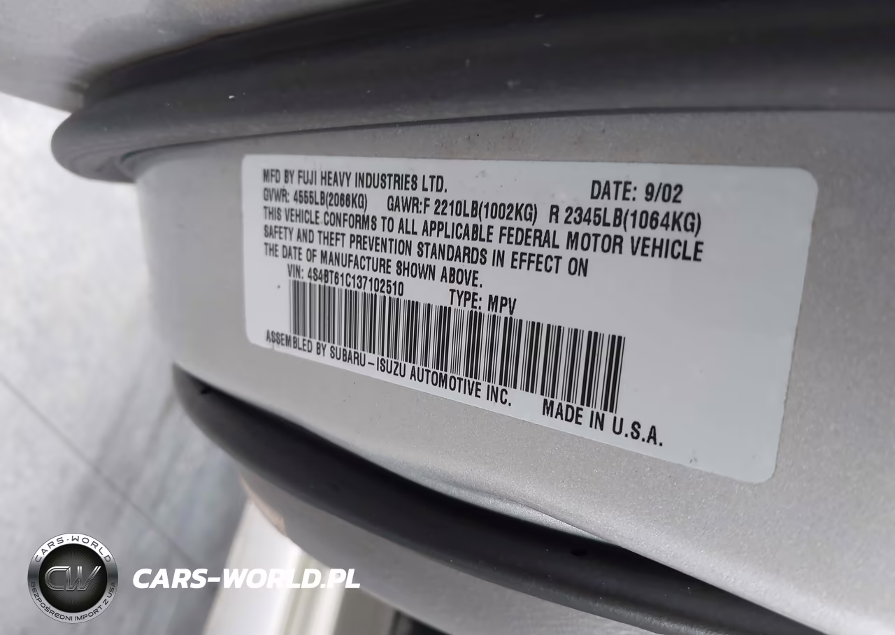 2003 Subaru Baja VIN:4S4BT61C137102510 - 9