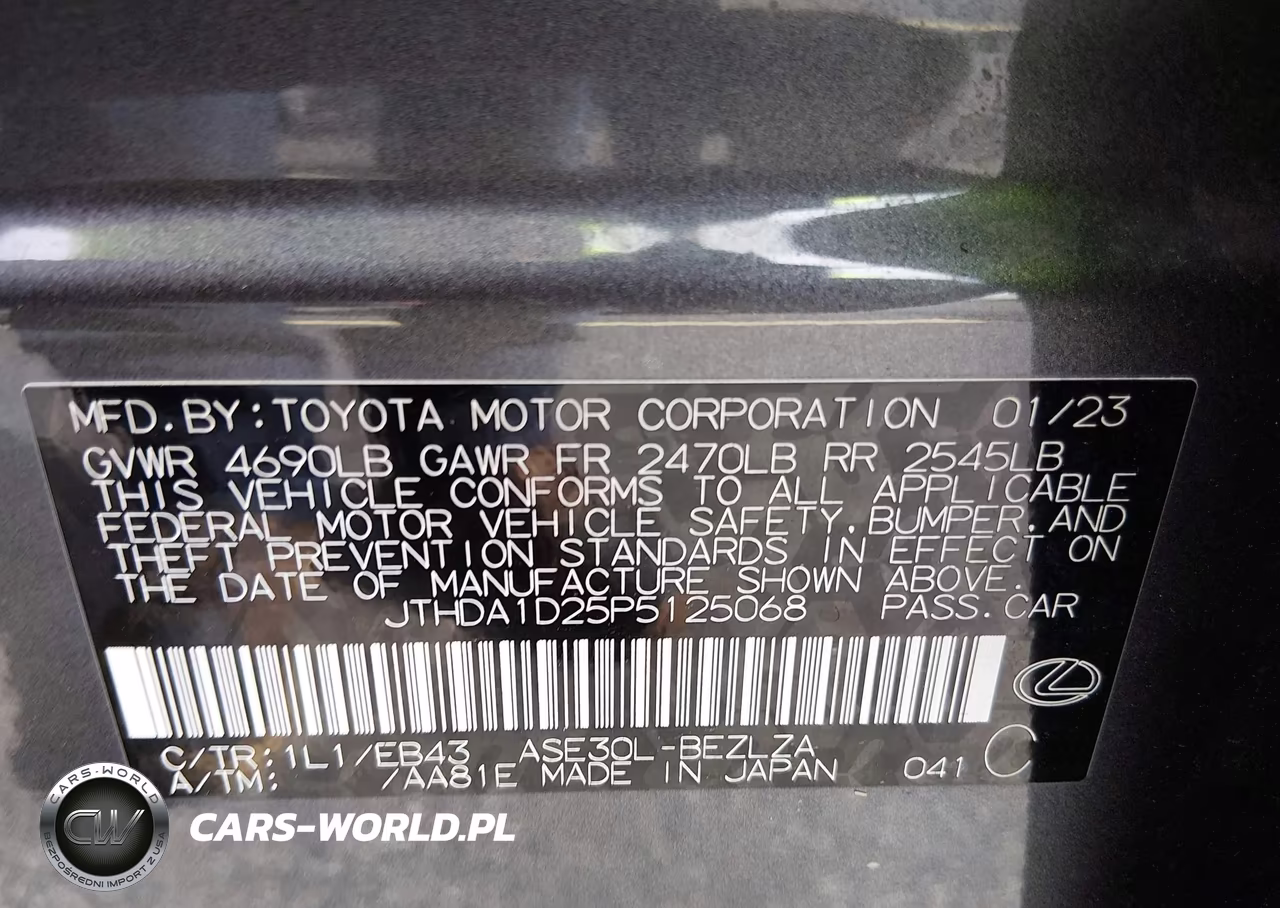 2023 Lexus Is 300 VIN:JTHDA1D25P5125068 - 9