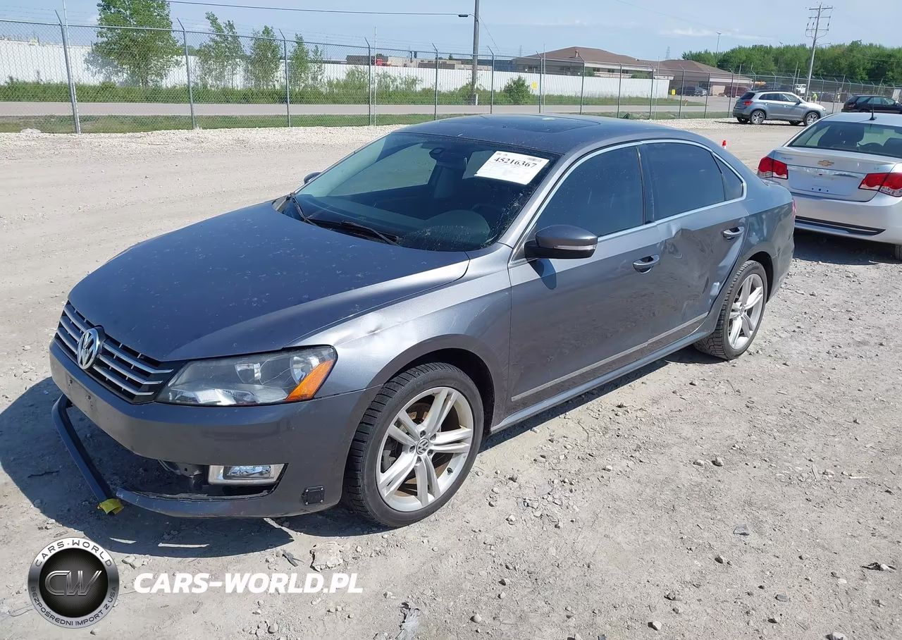 2014 Volkswagen Passat 2.0L Tdi Sel Premium VIN:1VWCN7A35EC066417 - 2