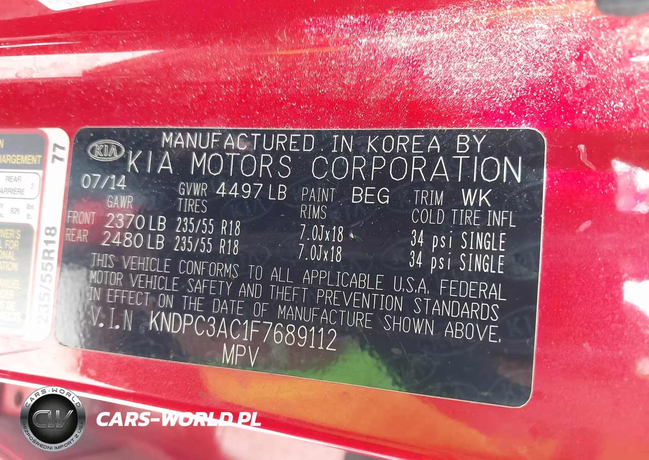 2015 Kia Sportage Ex VIN:KNDPC3AC1F7689112 - 9