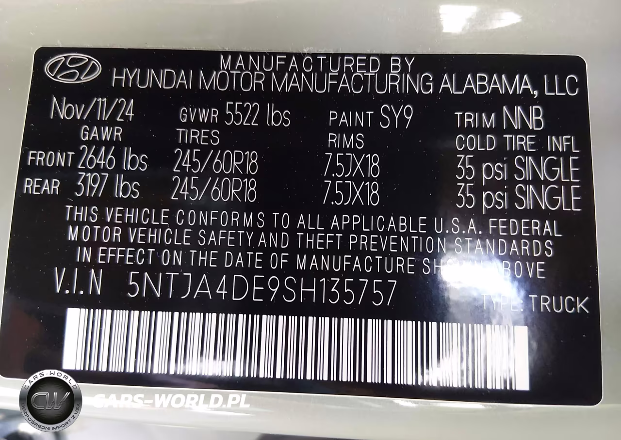 2025 Hyundai Santa Cruz Se VIN:5NTJA4DE9SH135757 - 9