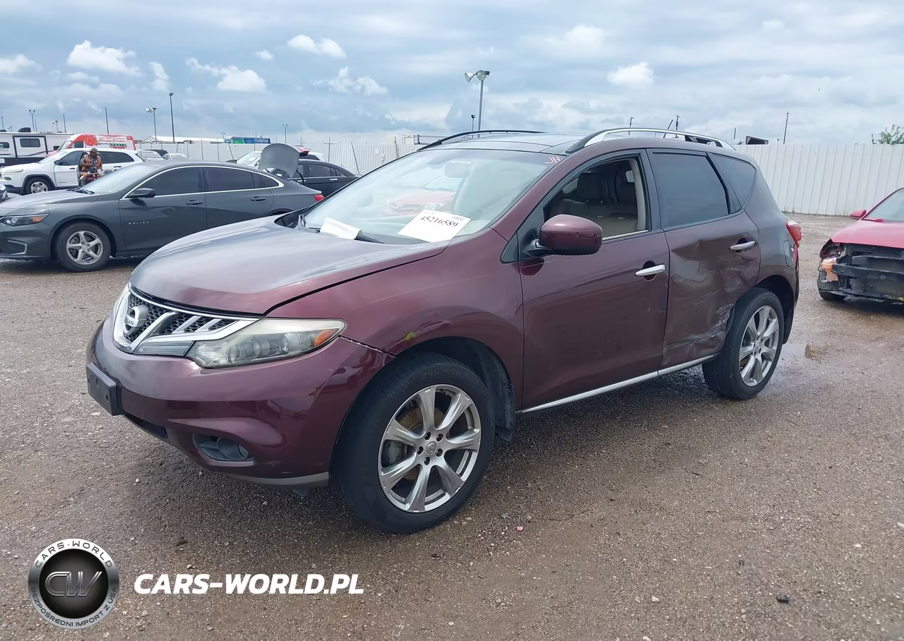 2013 Nissan Murano Le VIN:JN8AZ1MU8DW201259 - 2