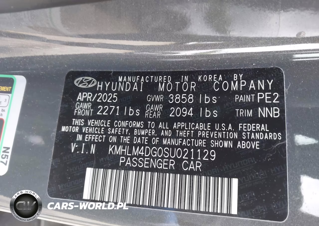2025 Hyundai Elantra Sel Sport VIN:KMHLM4DG0SU021129 - 9