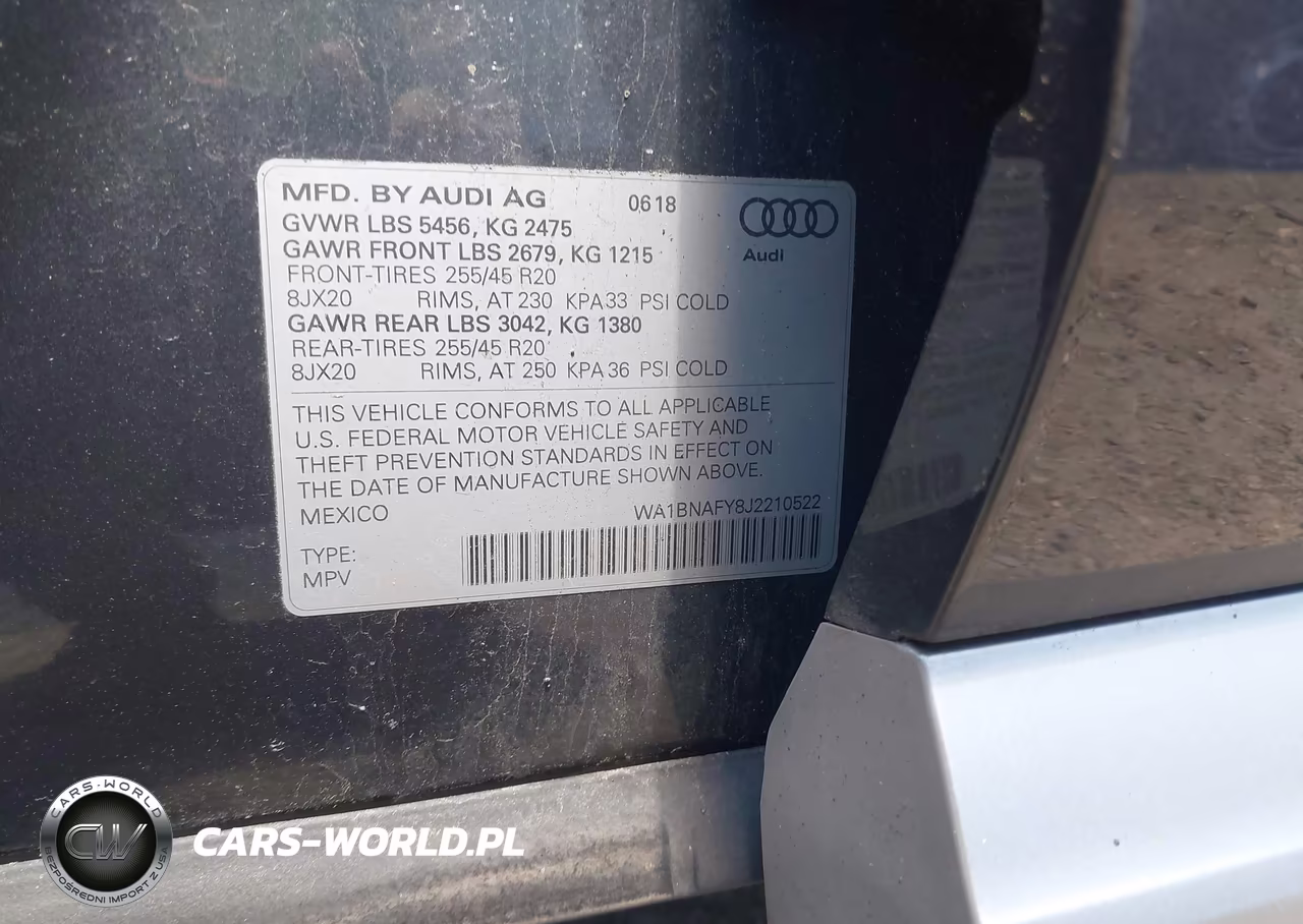 2018 Audi Q5 2.0T Premium-2.0T Tech Premium VIN:WA1BNAFY8J2210522 - 9