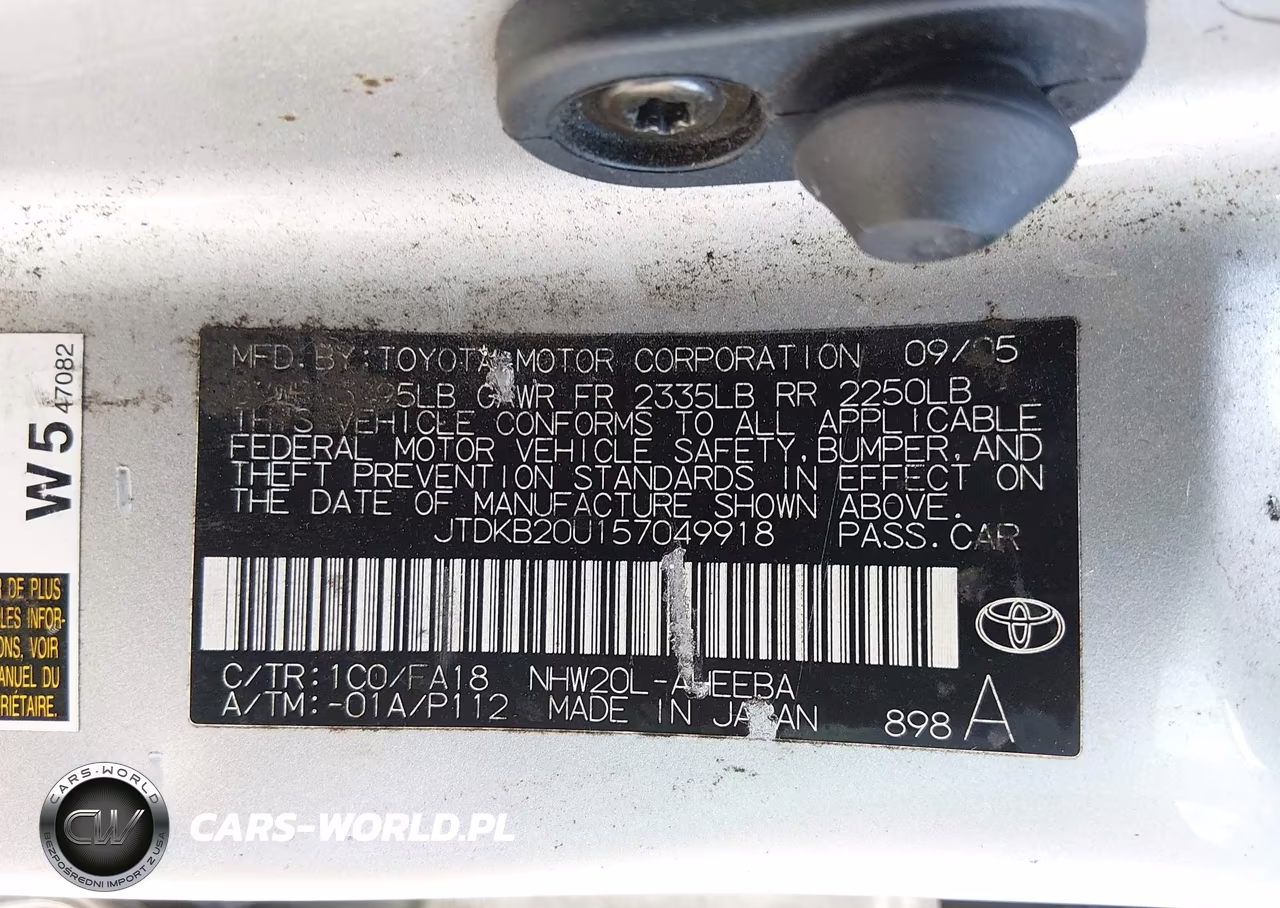 2005 Toyota Prius VIN:JTDKB20U157049918 - 9