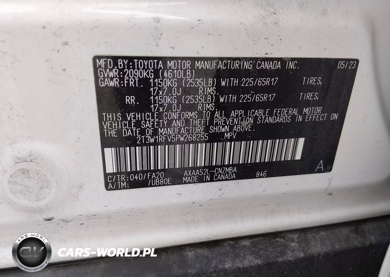 2023 Toyota Rav4 Xle VIN:2T3W1RFV5PW268255 - 9