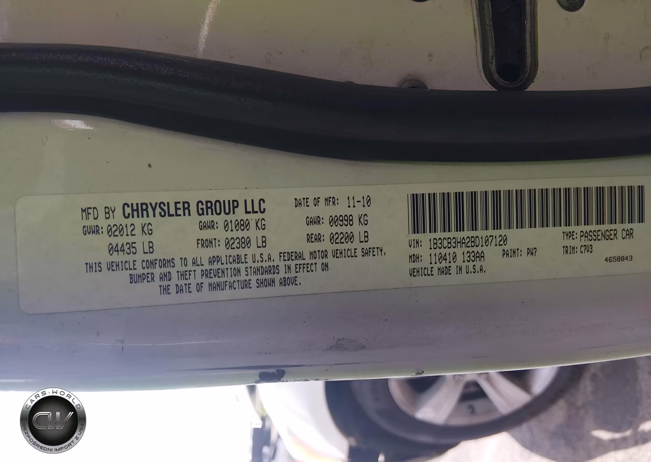 2011 Dodge Caliber Mainstreet VIN:1B3CB3HA2BD107120 - 9
