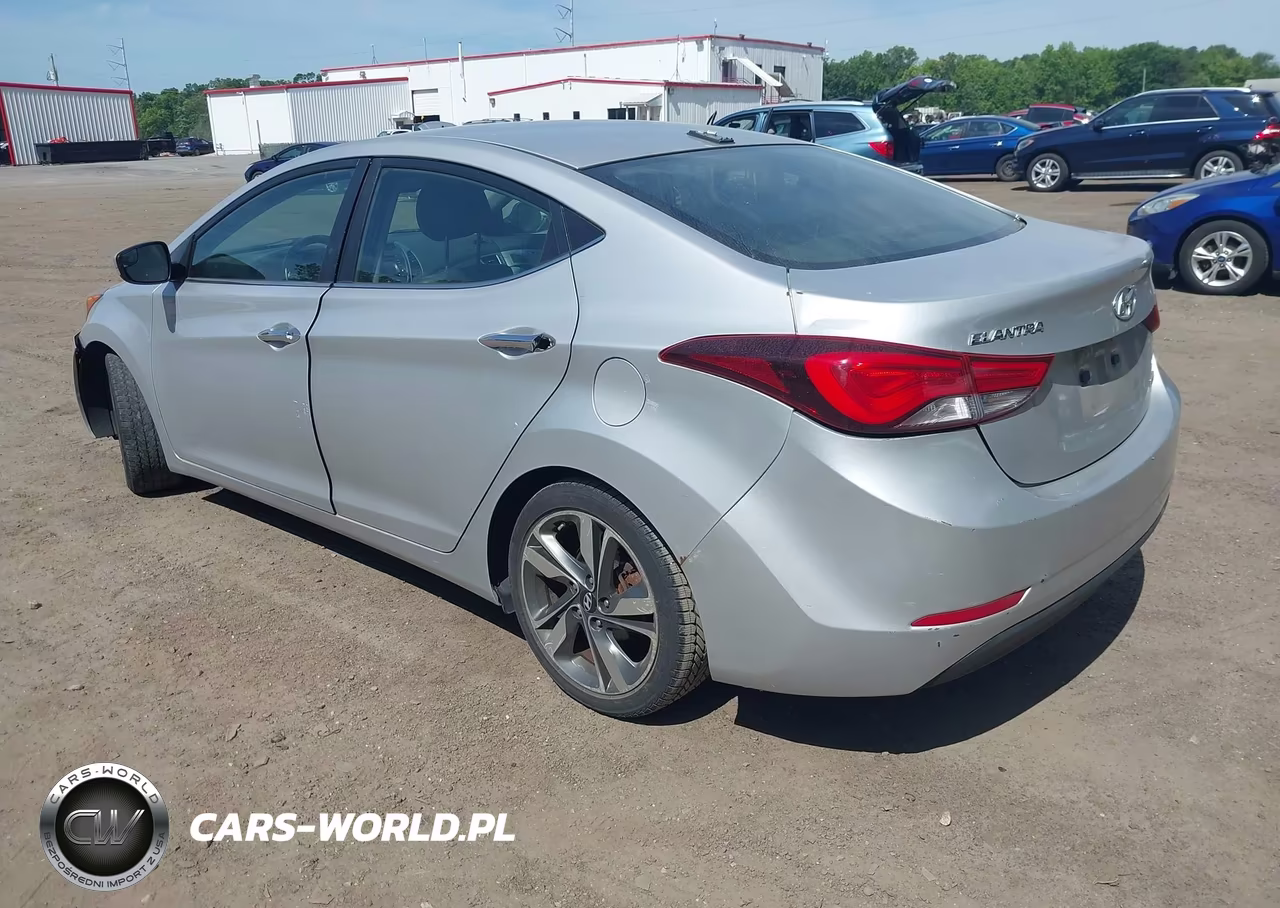 2014 Hyundai Elantra Limited VIN:KMHDH4AE7EU106050 - 3