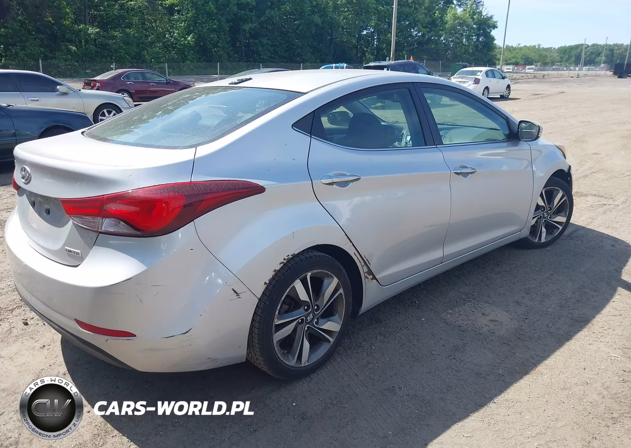 2014 Hyundai Elantra Limited VIN:KMHDH4AE7EU106050 - 4
