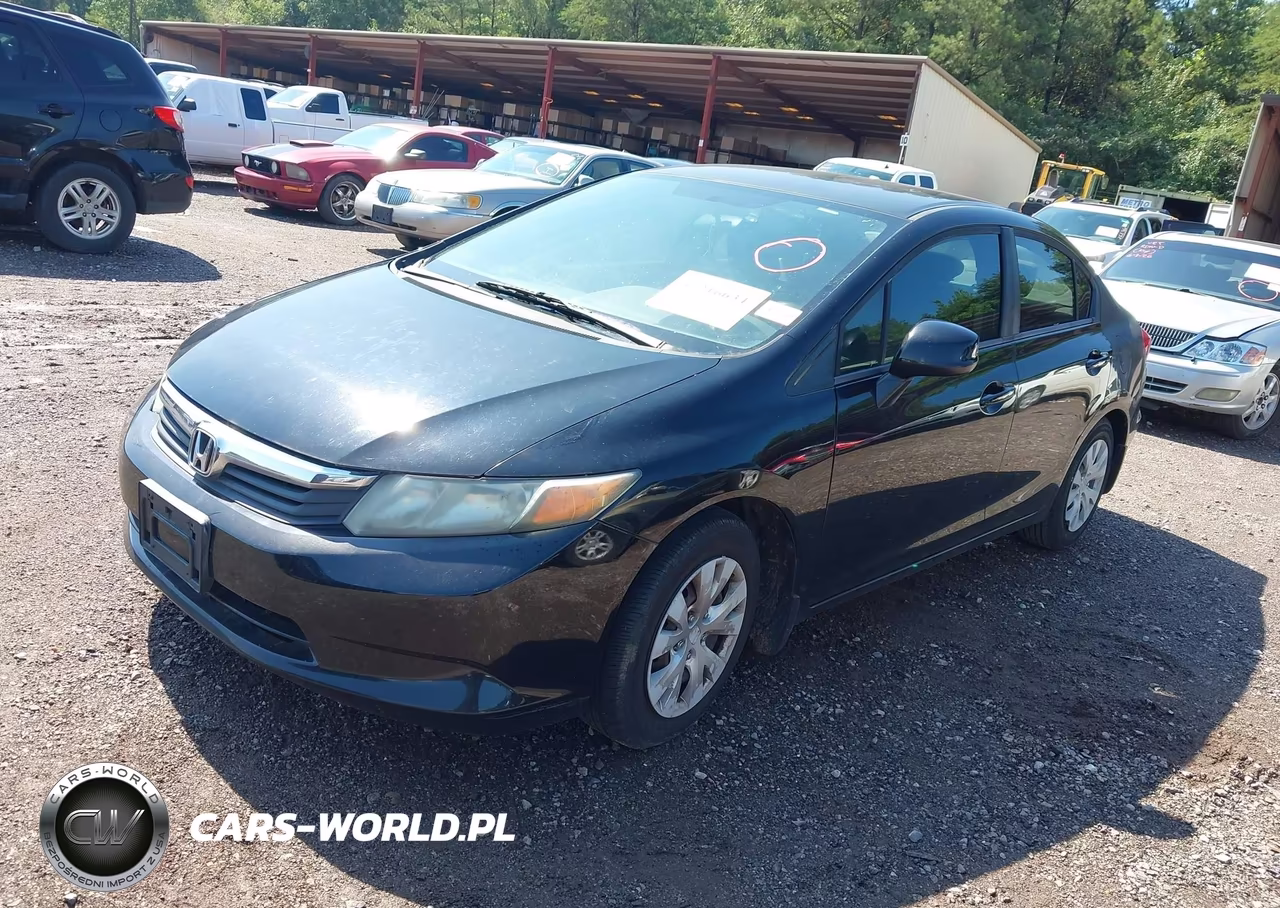 2012 Honda Civic Lx VIN:19XFB2F54CE109849 - 2