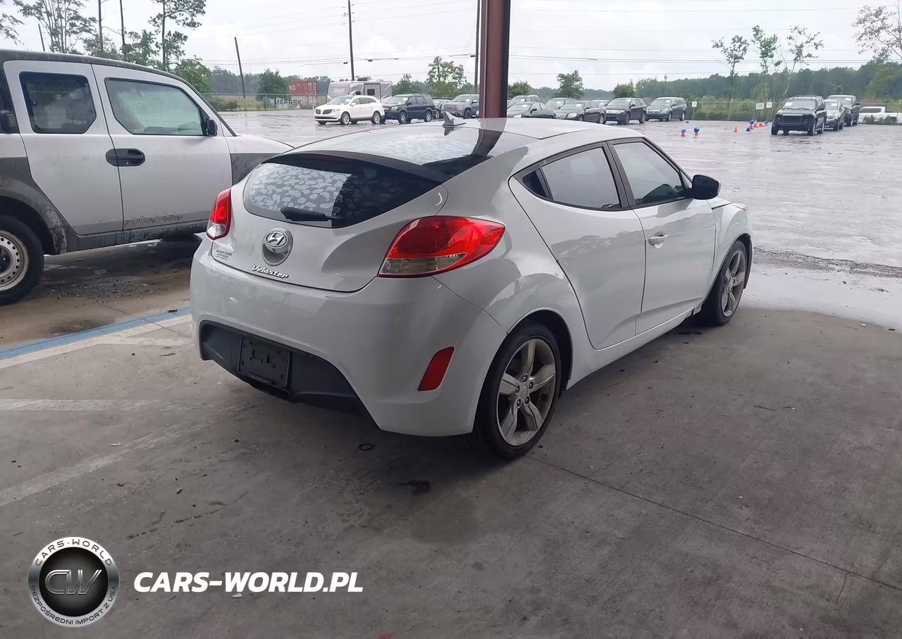 2014 Hyundai Veloster Base W-Gray VIN:KMHTC6AD4EU185268 - 4