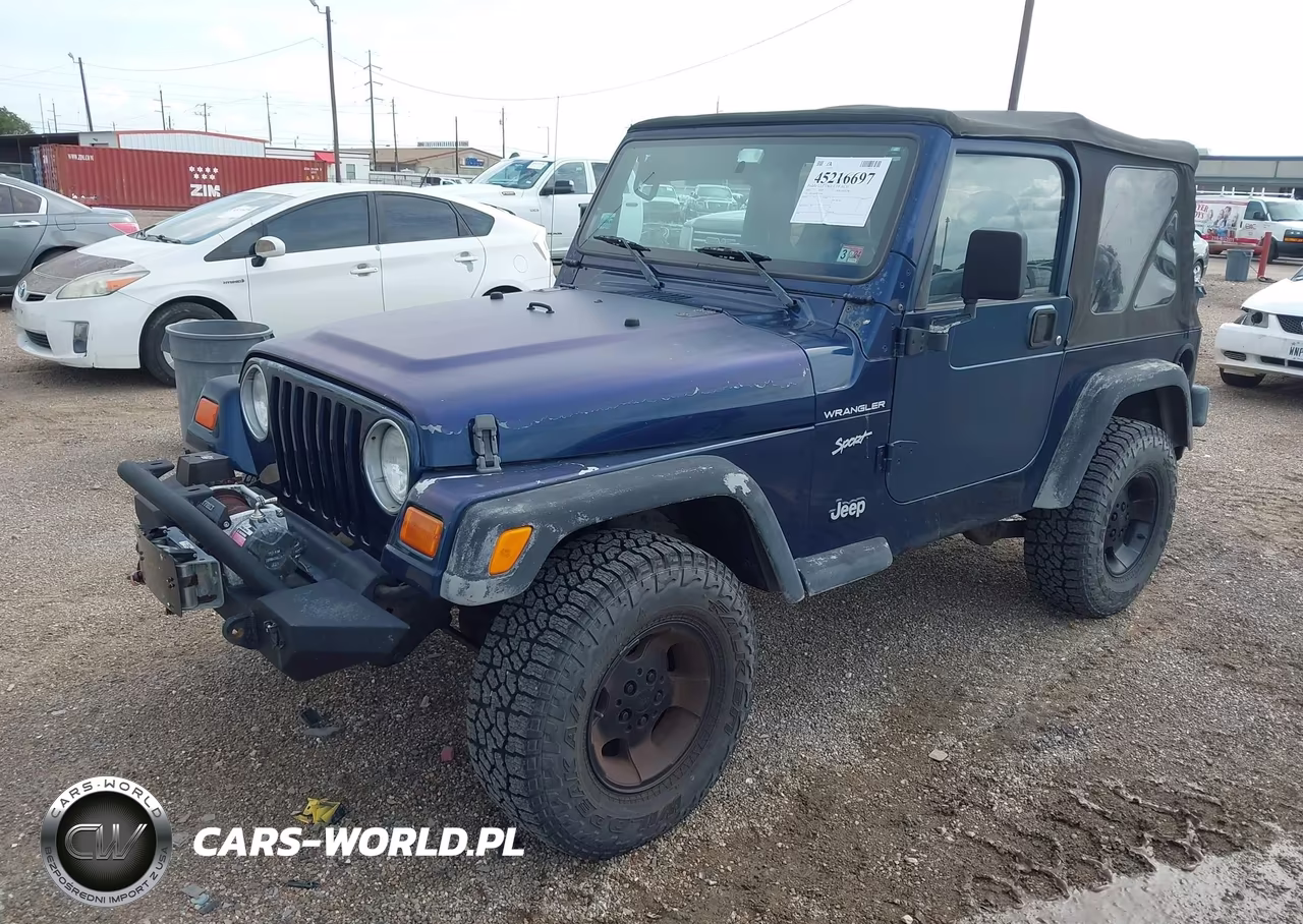 2002 Jeep Wrangler Sport VIN:1J4FA49S72P723187 - 2