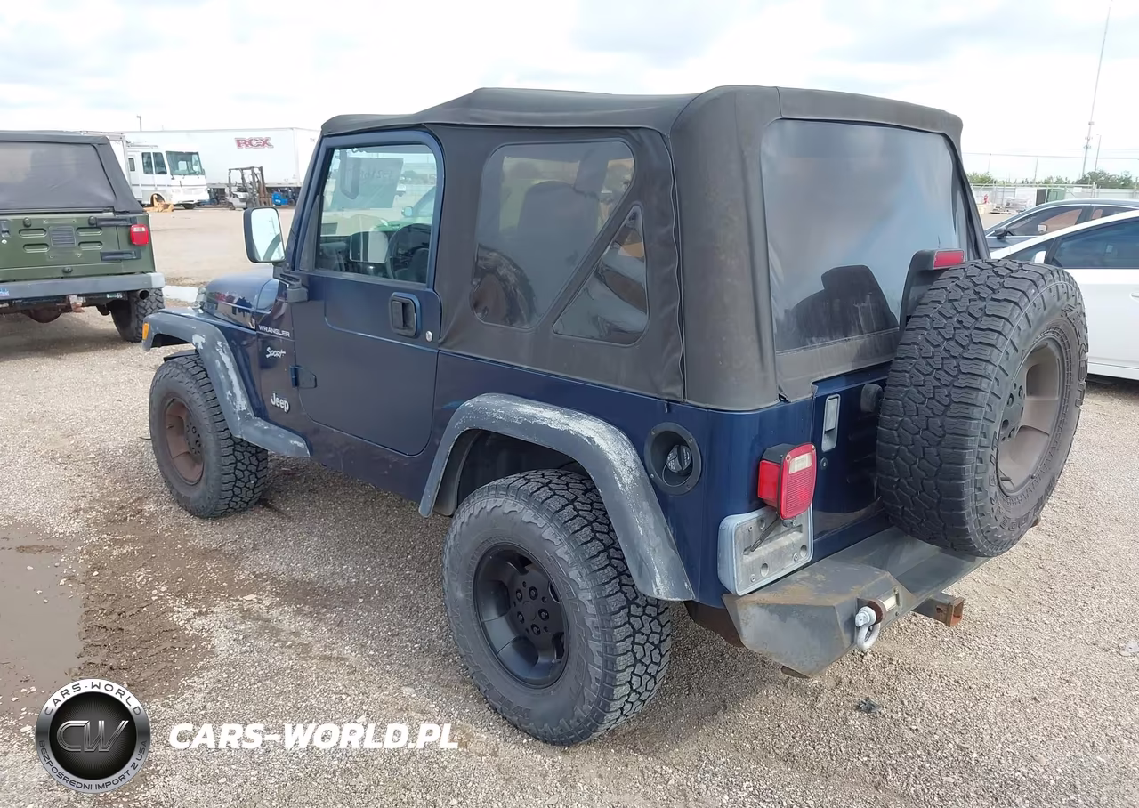 2002 Jeep Wrangler Sport VIN:1J4FA49S72P723187 - 3