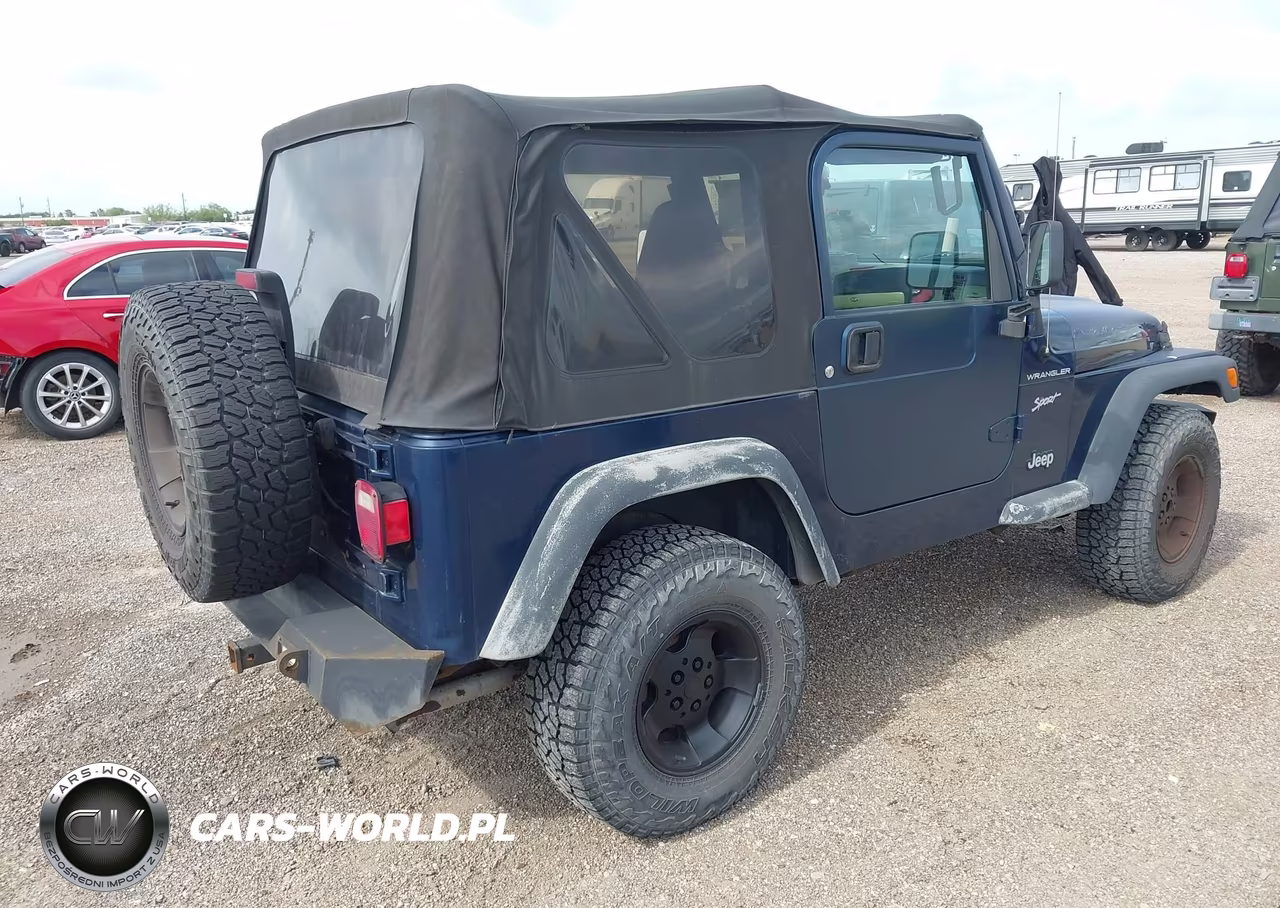 2002 Jeep Wrangler Sport VIN:1J4FA49S72P723187 - 4