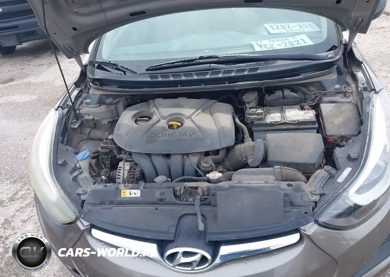 2014 Hyundai Elantra Se VIN:5NPDH4AE8EH484411 - 10