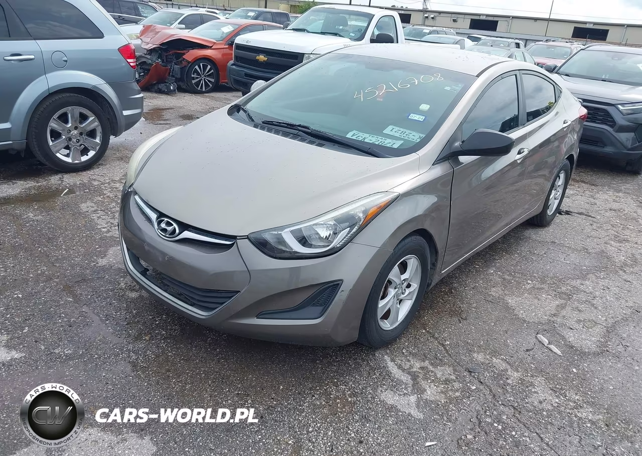 2014 Hyundai Elantra Se VIN:5NPDH4AE8EH484411 - 2