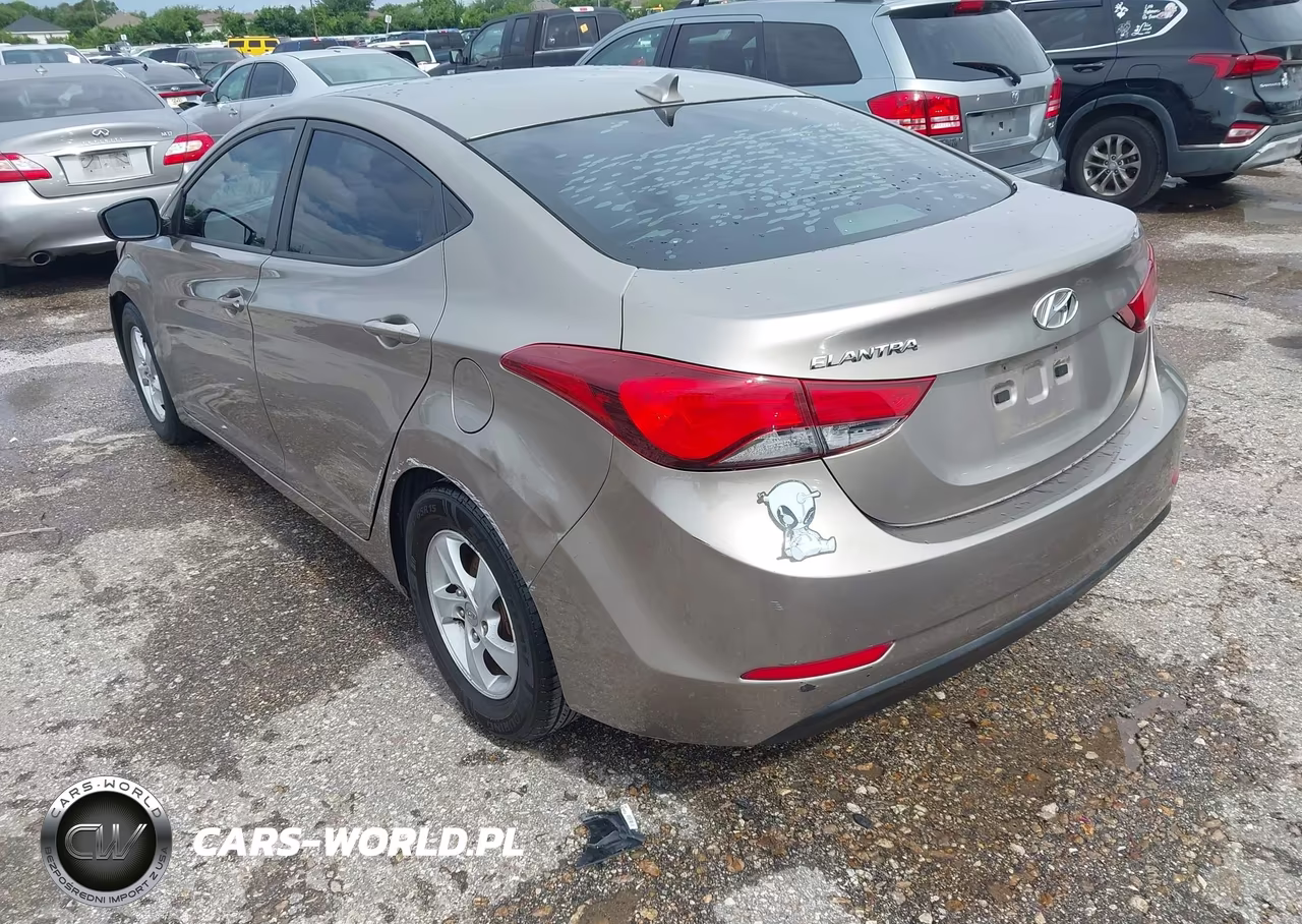 2014 Hyundai Elantra Se VIN:5NPDH4AE8EH484411 - 3