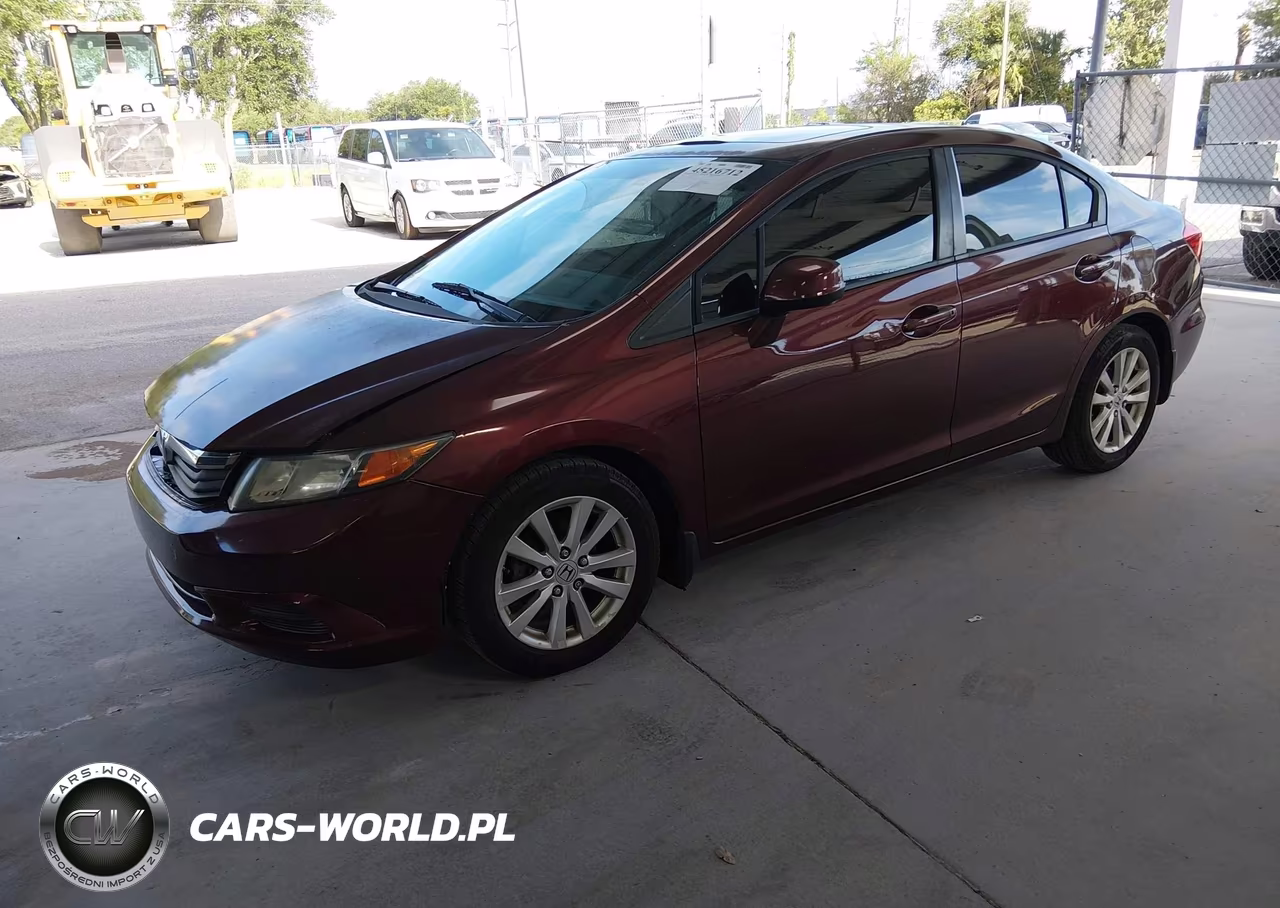 2012 Honda Civic Ex VIN:19XFB2F85CE041202 - 2