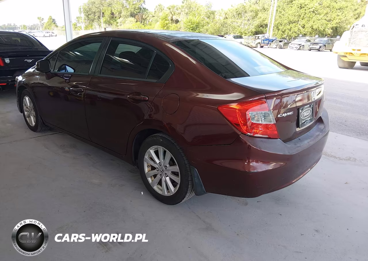 2012 Honda Civic Ex VIN:19XFB2F85CE041202 - 3