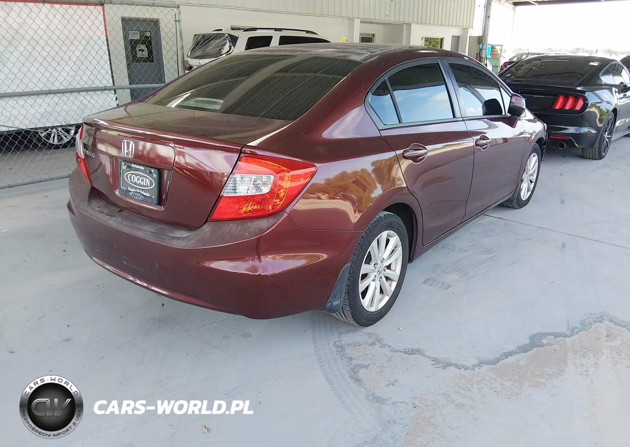 2012 Honda Civic Ex VIN:19XFB2F85CE041202 - 4