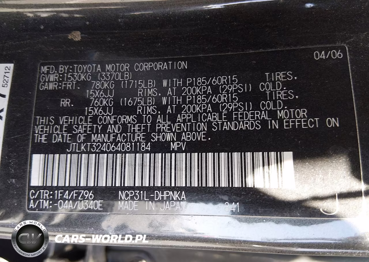 2006 Scion Xb VIN:JTLKT324064081184 - 9
