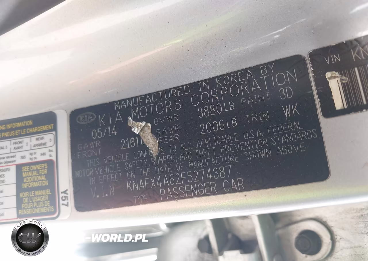 2015 Kia Forte Lx VIN:KNAFX4A62F5274387 - 9