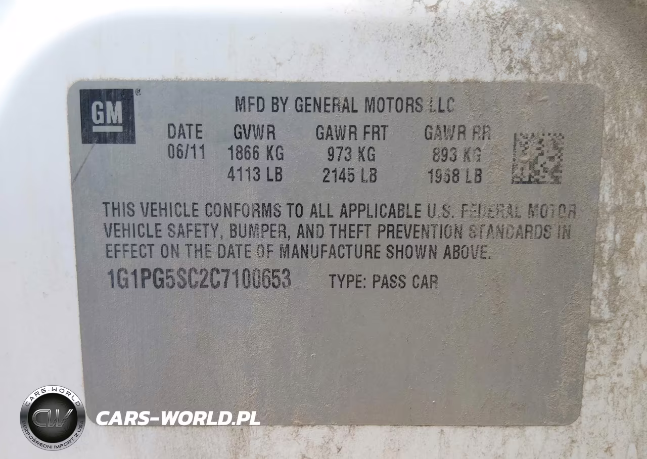 2012 Chevrolet Cruze 2Lt VIN:1G1PG5SC2C7100653 - 9