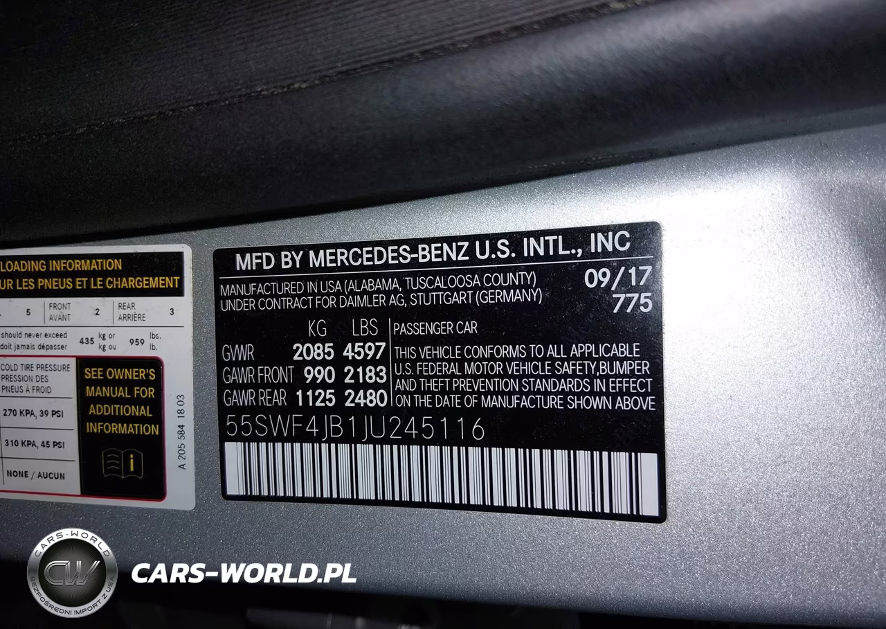 2018 Mercedes-Benz C 300 VIN:55SWF4JB1JU245116 - 9