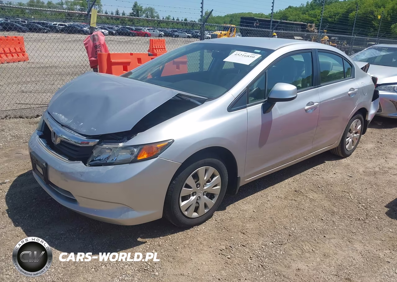 2012 Honda Civic Lx VIN:19XFB2F59CE013070 - 2