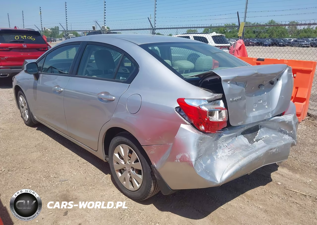2012 Honda Civic Lx VIN:19XFB2F59CE013070 - 3