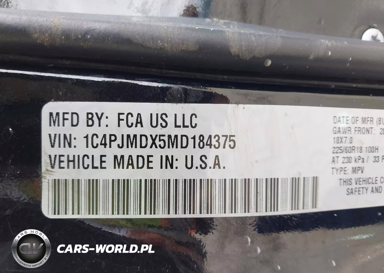 2021 Jeep Cherokee Limited 4X4 VIN:1C4PJMDX5MD184375 - 9
