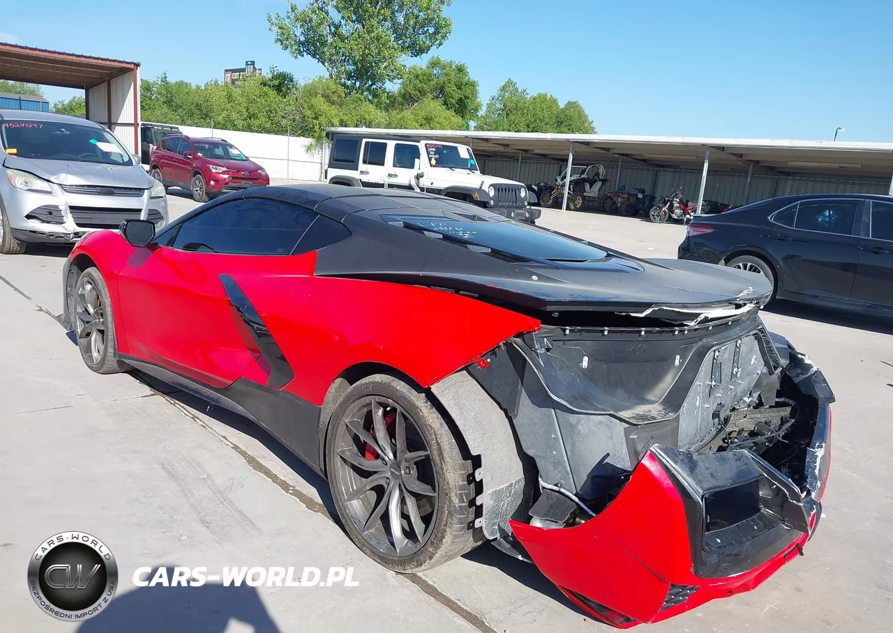 2021 Chevrolet Corvette Stingray Rwd 3Lt VIN:1G1YC2D40M5108252 - 3