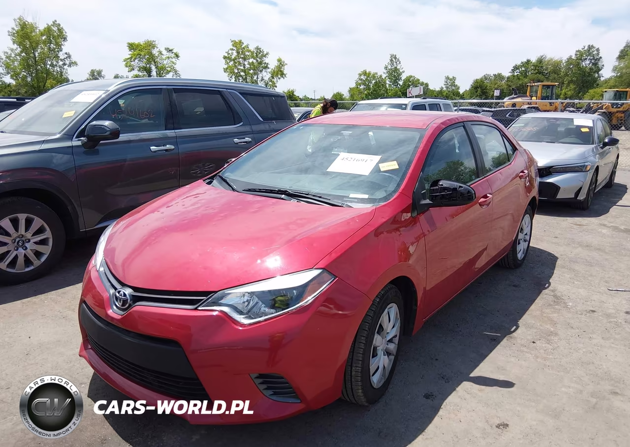 2016 Toyota Corolla Le VIN:2T1BURHE7GC540513 - 2