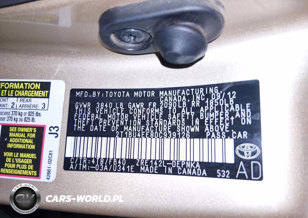 2013 Toyota Corolla Le VIN:2T1BU4EE8DC939126 - 9