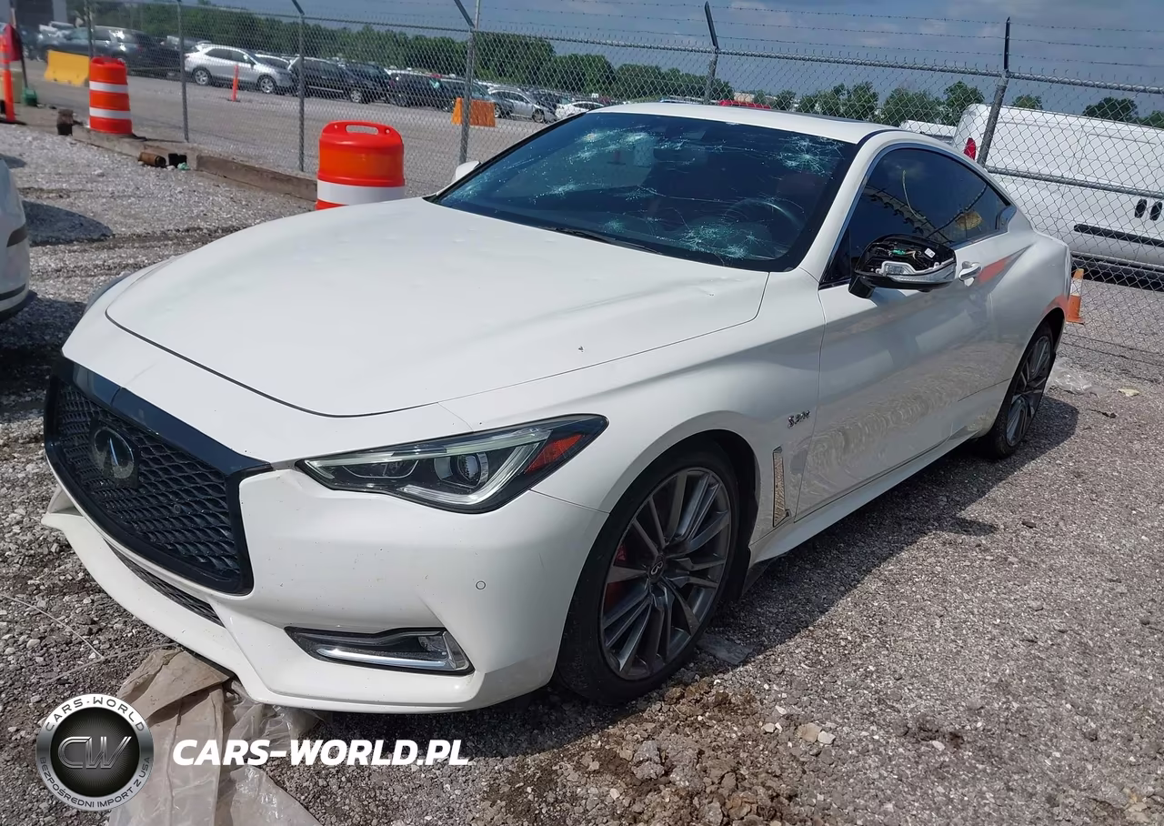 2017 Infiniti Q60 3.0T Red Sport 400 VIN:JN1FV7EL3HM701243 - 2