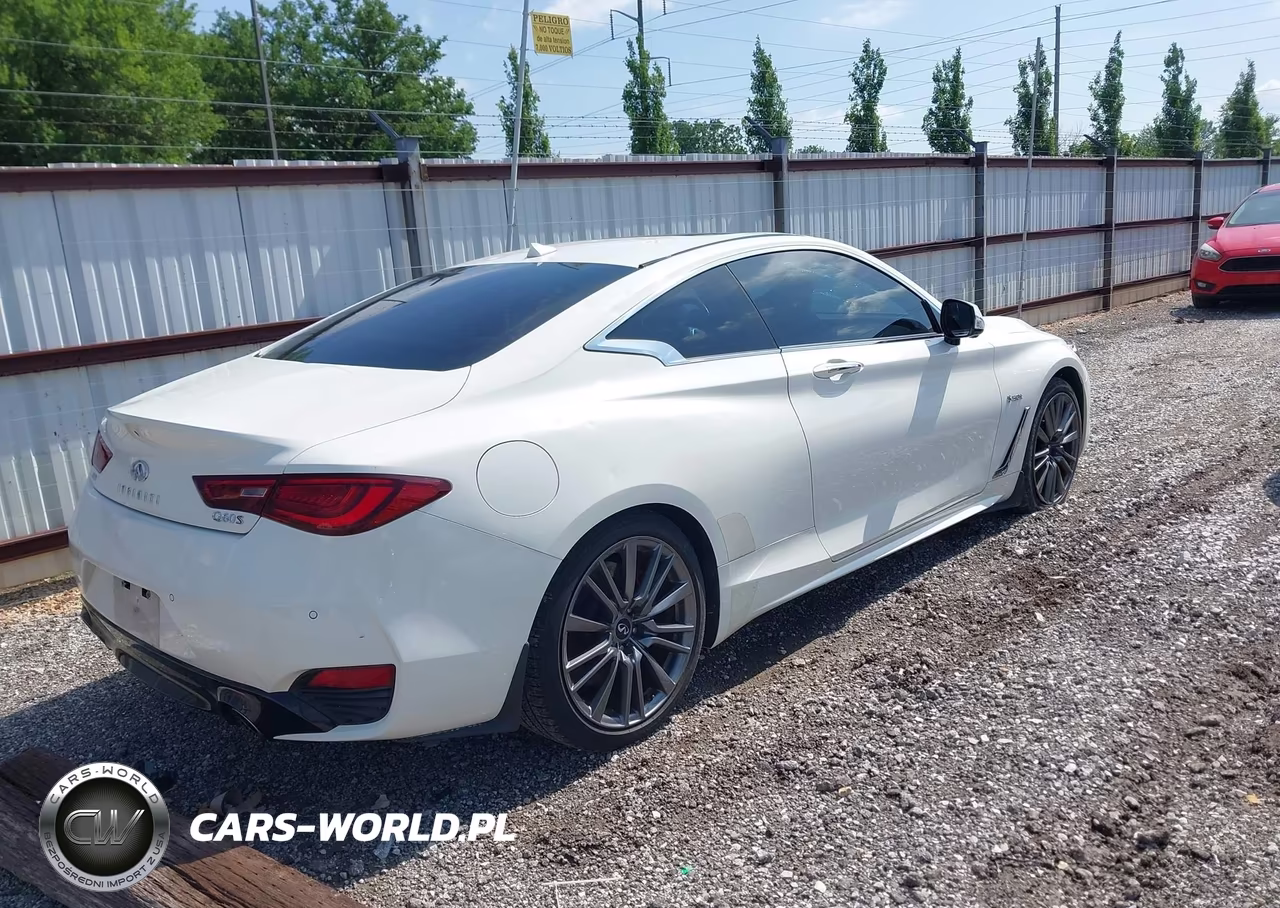 2017 Infiniti Q60 3.0T Red Sport 400 VIN:JN1FV7EL3HM701243 - 4