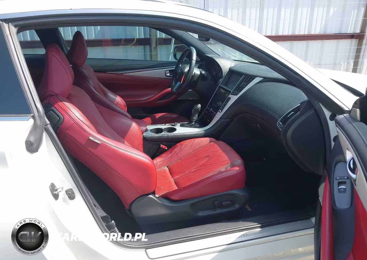 2017 Infiniti Q60 3.0T Red Sport 400 VIN:JN1FV7EL3HM701243 - 5