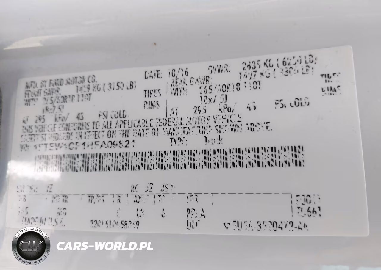 2017 Ford F-150 Xlt VIN:1FTEW1CP1HFA09821 - 9