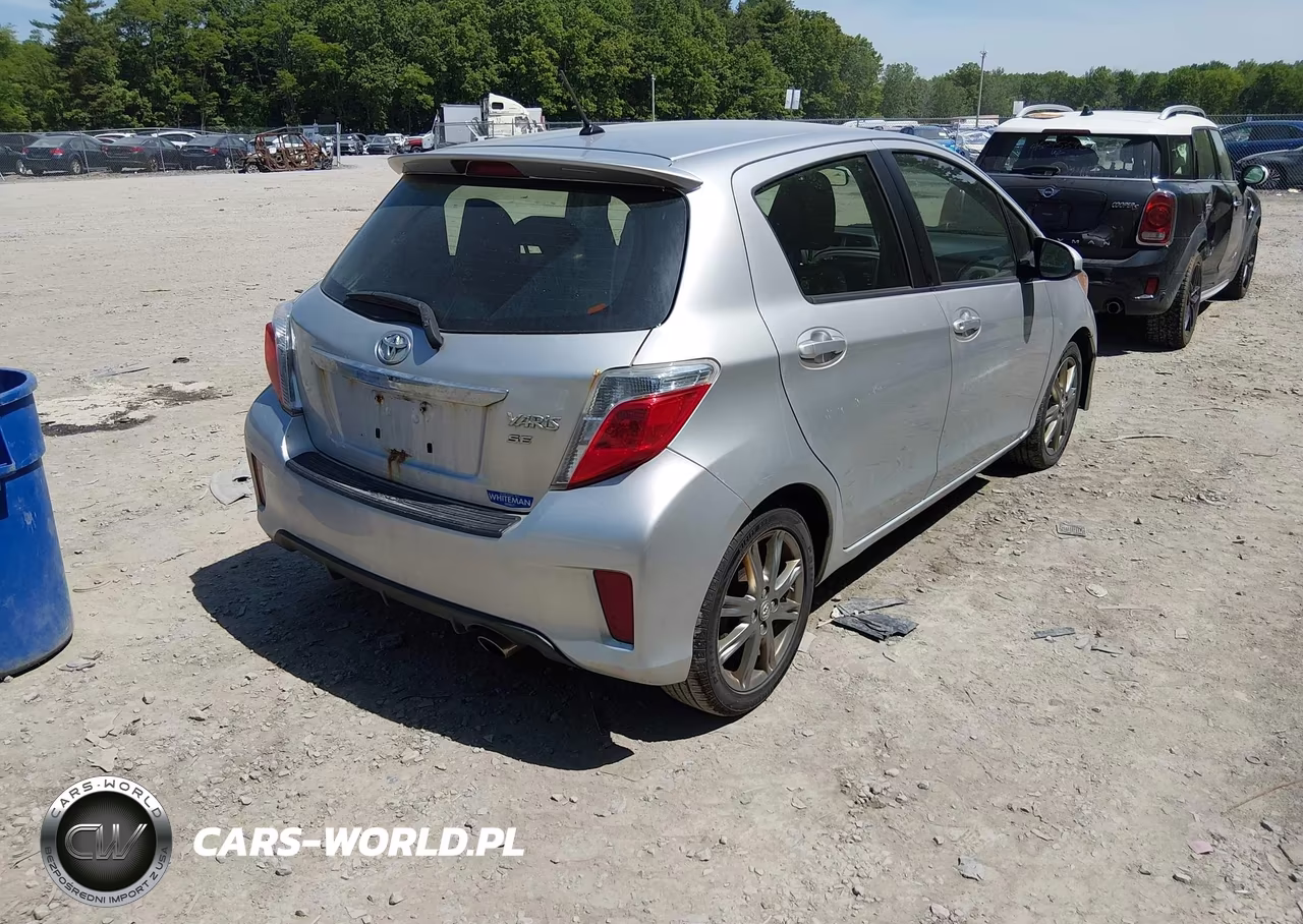 2012 Toyota Yaris Se VIN:JTDKTUD33CD503224 - 4
