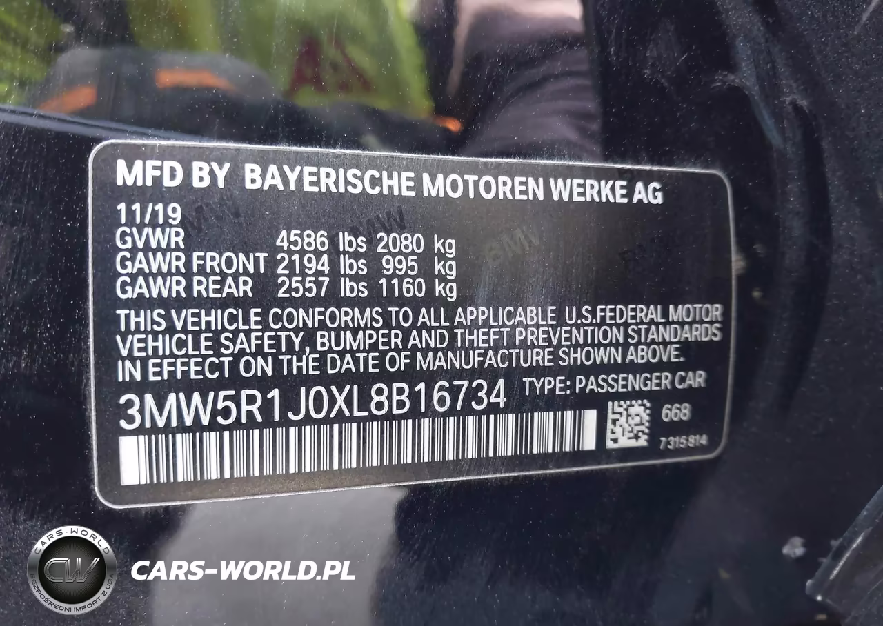 2020 BMW 330I VIN:3MW5R1J0XL8B16734 - 9