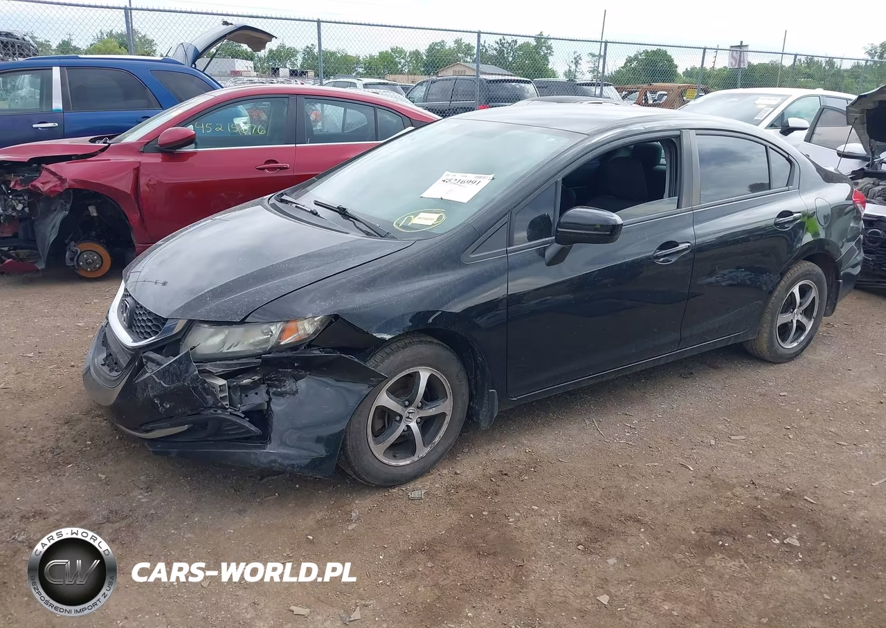 2015 Honda Civic Se VIN:19XFB2F7XFE022477 - 2