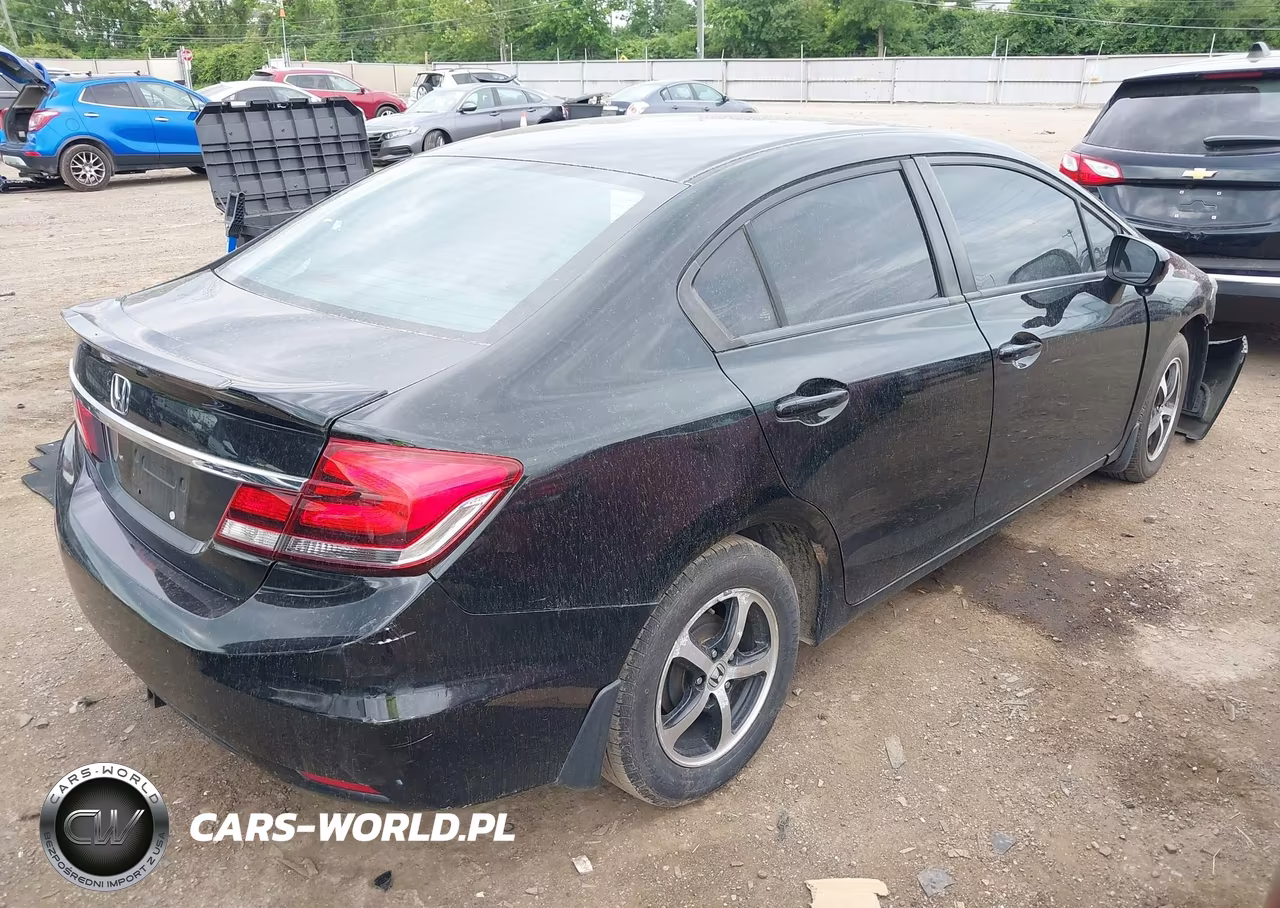 2015 Honda Civic Se VIN:19XFB2F7XFE022477 - 4