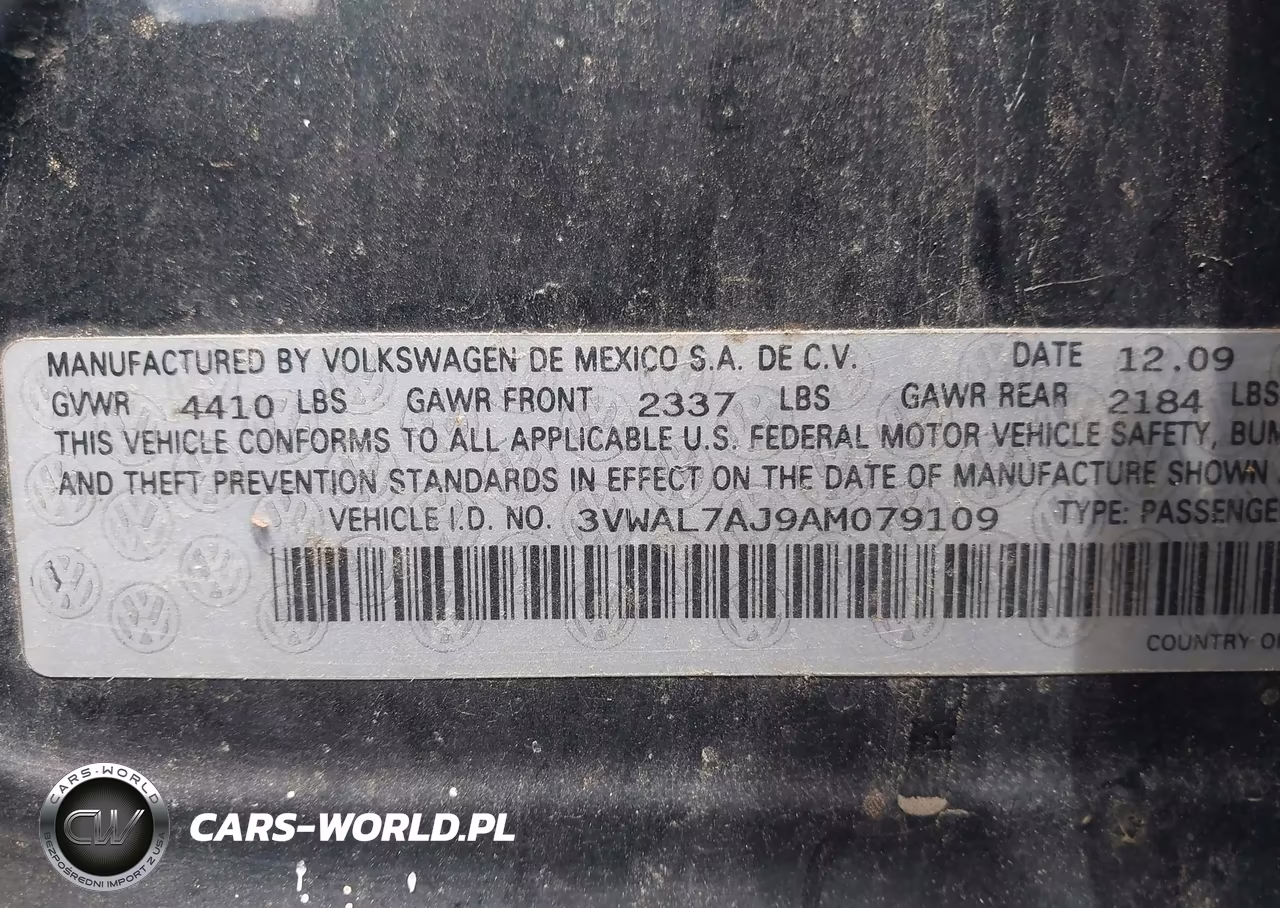 2010 Volkswagen Jetta Tdi VIN:3VWAL7AJ9AM079109 - 9