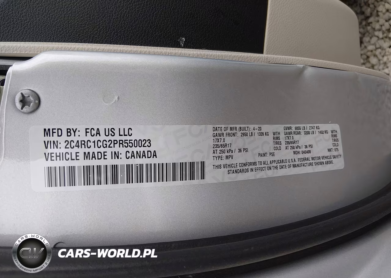 2023 Chrysler Voyager Lx VIN:2C4RC1CG2PR550023 - 9