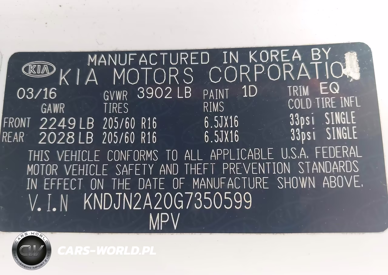 2016 Kia Soul VIN:KNDJN2A20G7350599 - 9